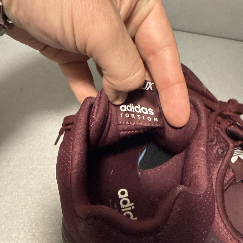 Adidas PCI 789002 Pro Model Burgundy Lowtop Sneakers Size 6.5 - Picture 6 of 7